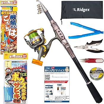 Amazon | Ridgex 釣りセット 初心者向け サビキ釣り ちょい投げ釣り