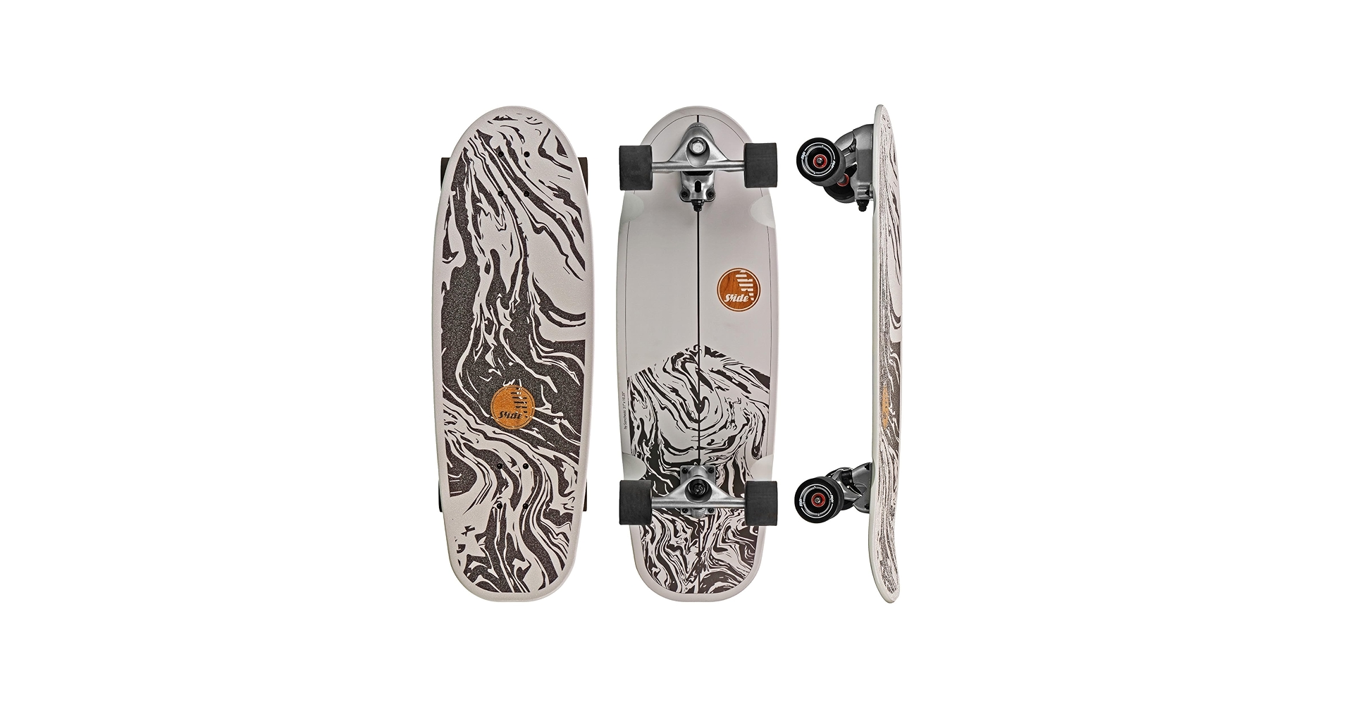 Amazon.com : Roller Derby Slide Surfskate Street Surf Skateboard