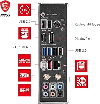 MSI Z790 GAMING PLUS WIFI Anakart, ATX - 12., 13. ve 14. nesil