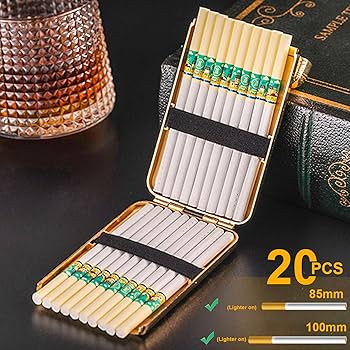 Amazon.co.jp: 金属製シガレットケース-両面スプリングクリップ