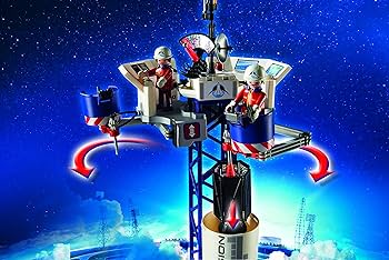 Amazon.co.jp: PLAYMOBIL (プレイモービル) Space Rocket with Launch