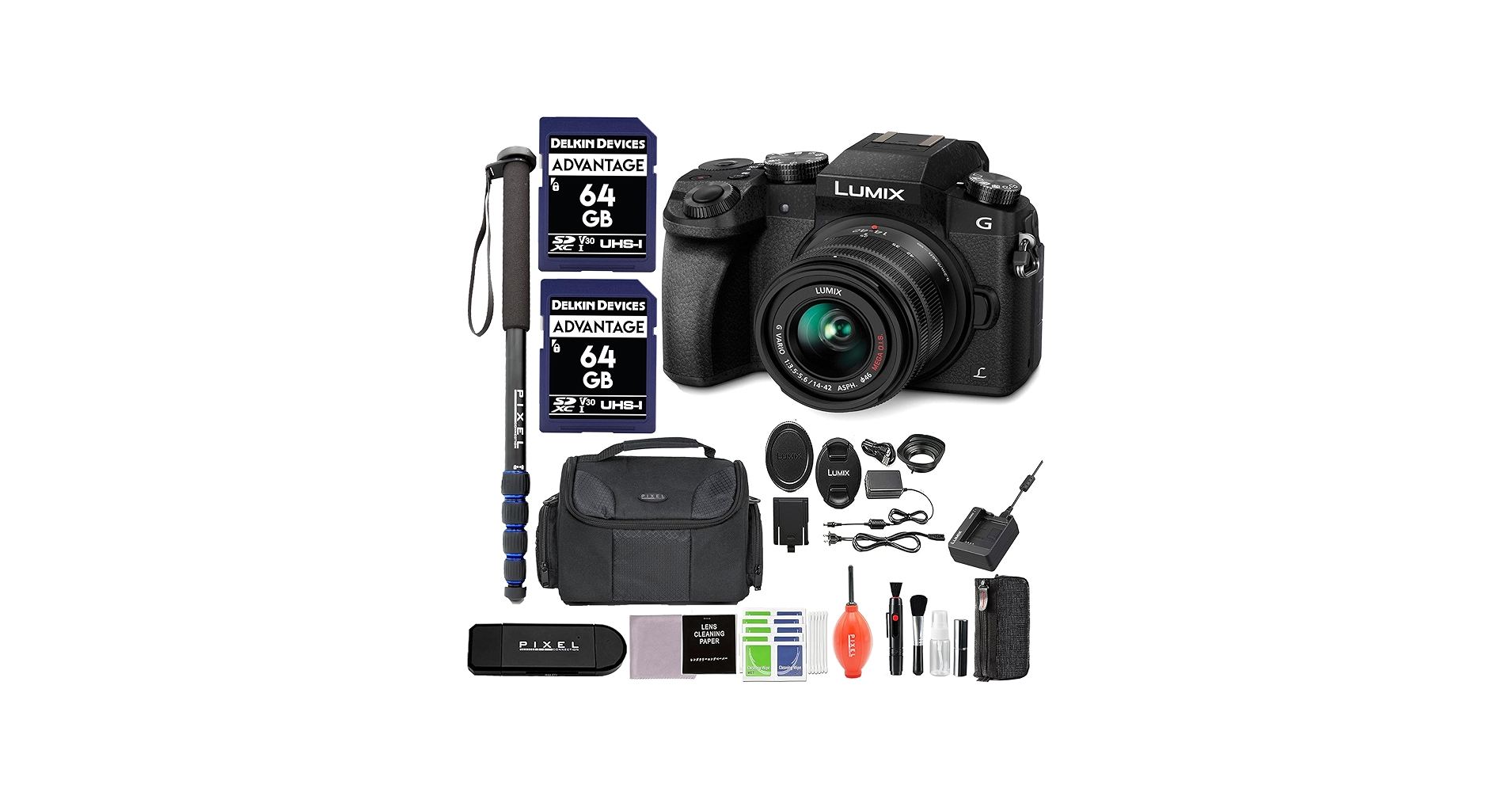 Amazon.com : Panasonic LUMIX G7 4K Digital Camera, with LUMIX G