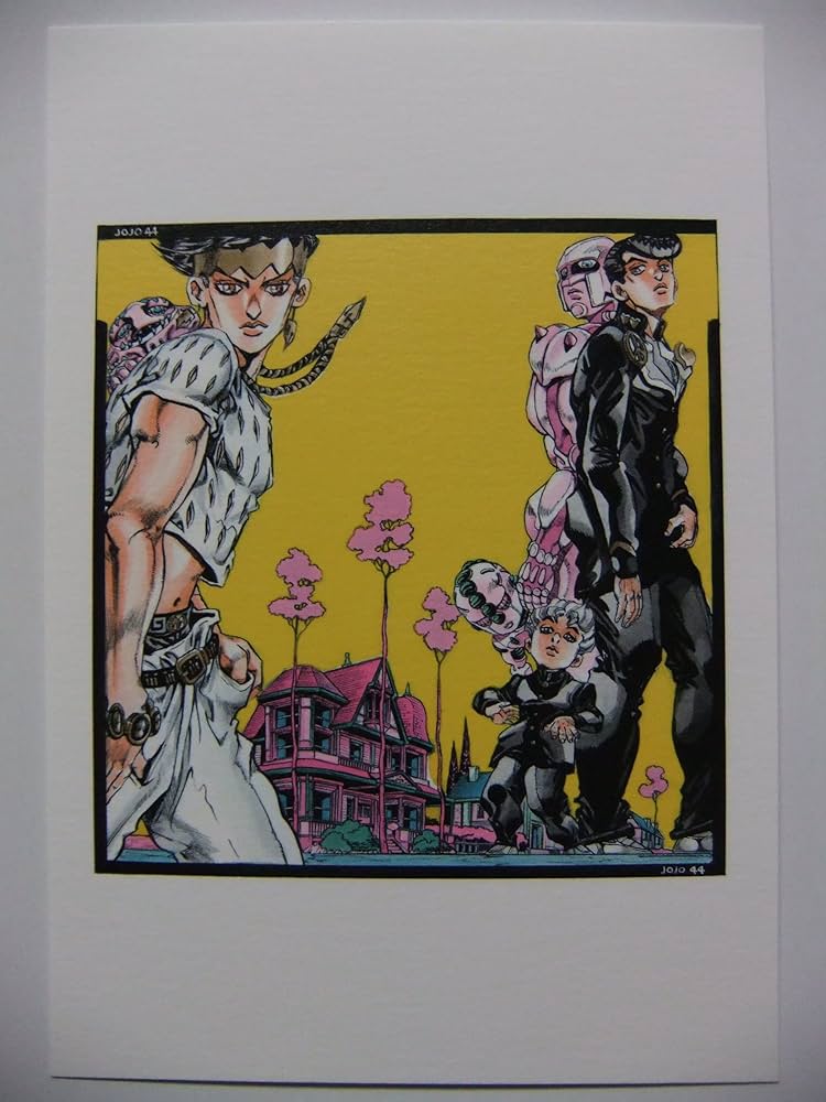 Amazon | ジョジョ展限定 ジョジョの奇妙な冒険 ポストカード 第4部 ⑧