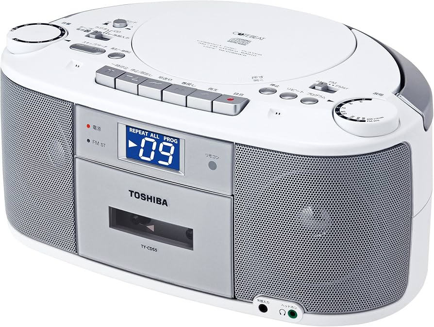 Amazon.co.jp: TOSHIBA CDラジオカセットレコーダー CUTEBEAT シルバー