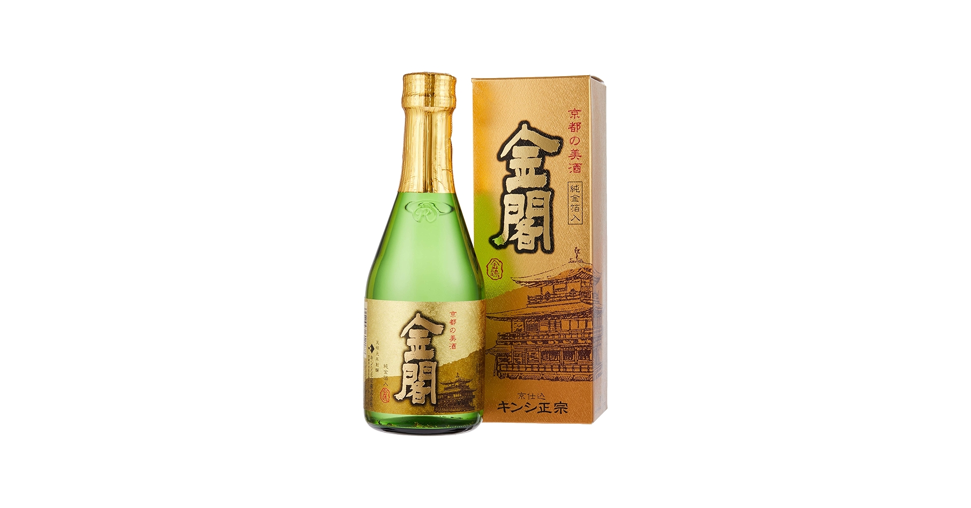 Amazon.co.jp: キンシ正宗 金箔入 金閣 300ML [ 日本酒 300ml ] : 食品