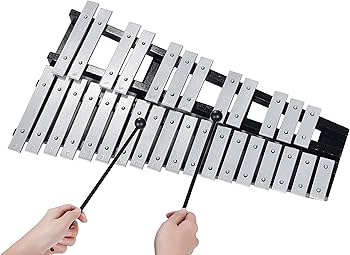 Amazon | MUSiCL 鉄琴 折り畳み グロッケン 30音 収納ケース＆マレット