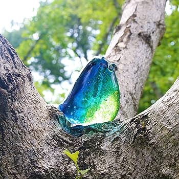 Amazon.co.jp: Quligeta Hophen アートガラス 鳥 置物 ハンドメイド