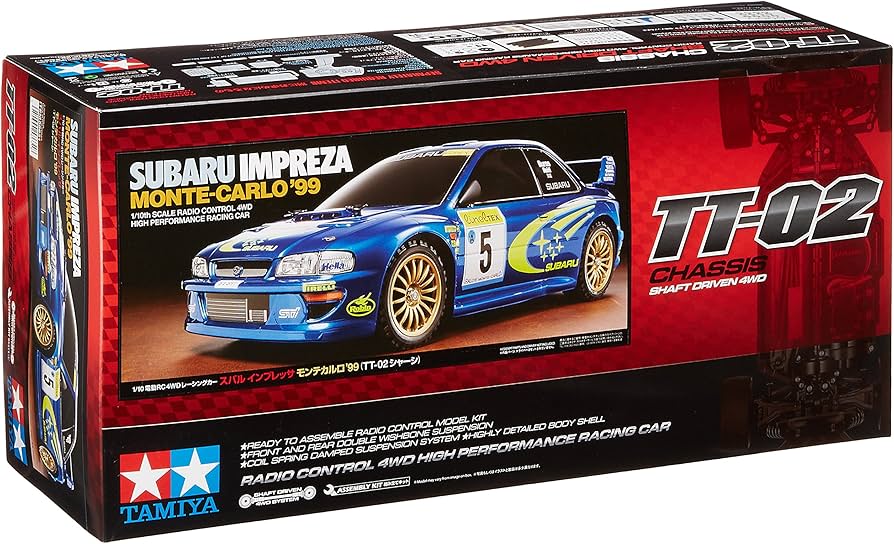 Amazon.com: Tamiya 58632 – 1:10 RC Subaru Impreza MC 99 TT-02