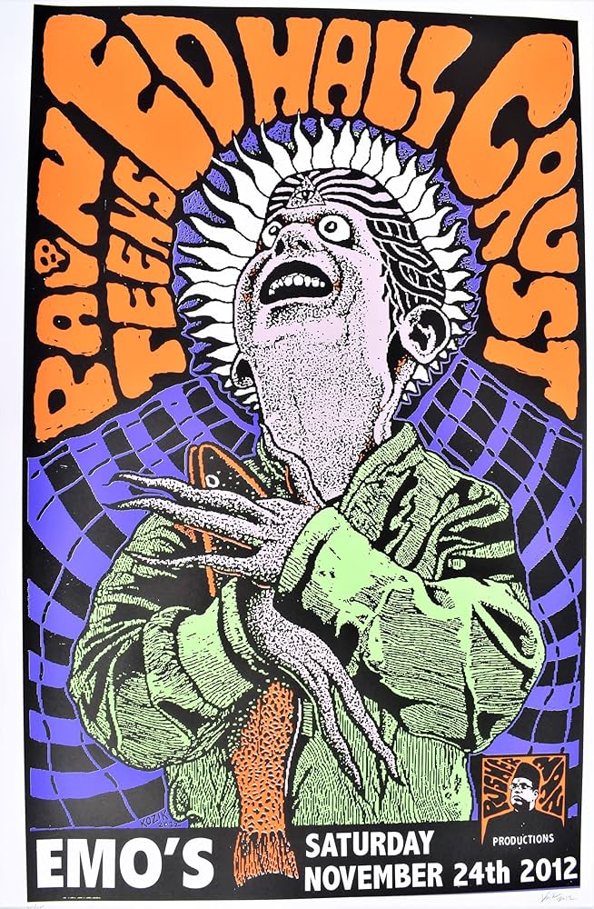 Amazon.co.jp: Frank Kozik Pain Teens Ed Hall and Crust ポスター