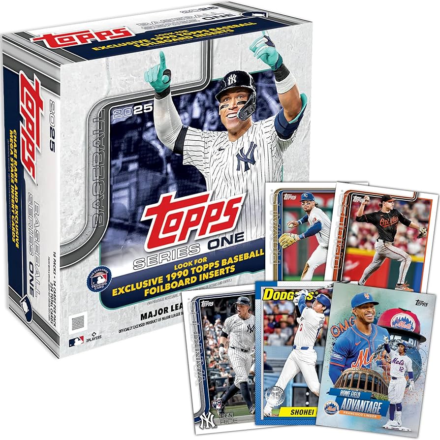 Amazon.com: 2025 Topps Series 1 Baseball - Factory Sealed - Mega