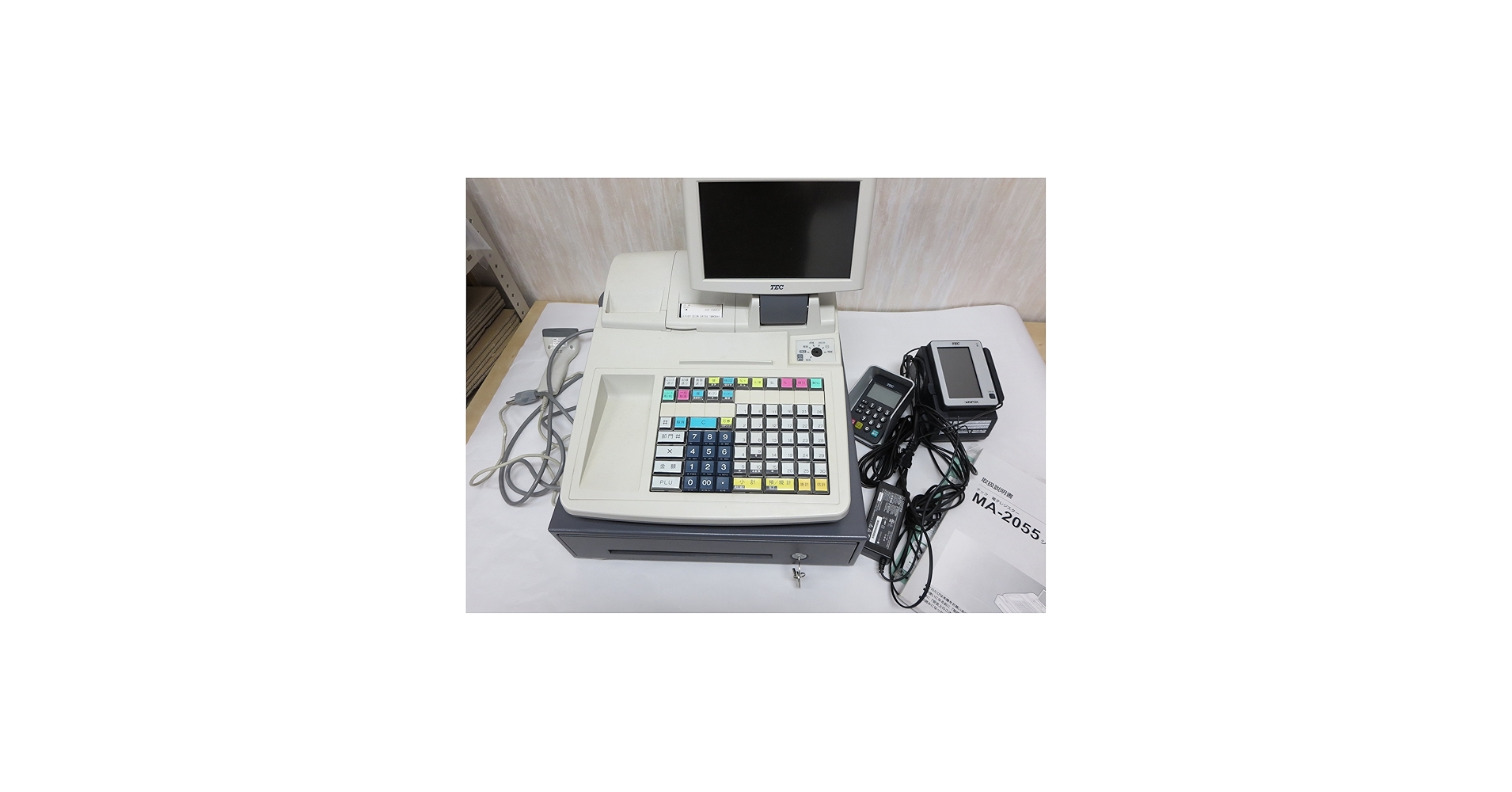 Amazon | 東芝 テック 電子 システム レジ スター MA-2055 ホワイト 99