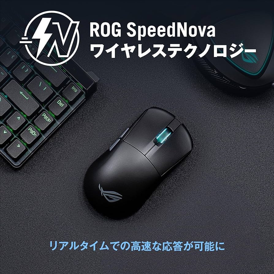 Amazon.co.jp: ASUS ROG HARPE ACE MINI 超軽量 49g 左右対称