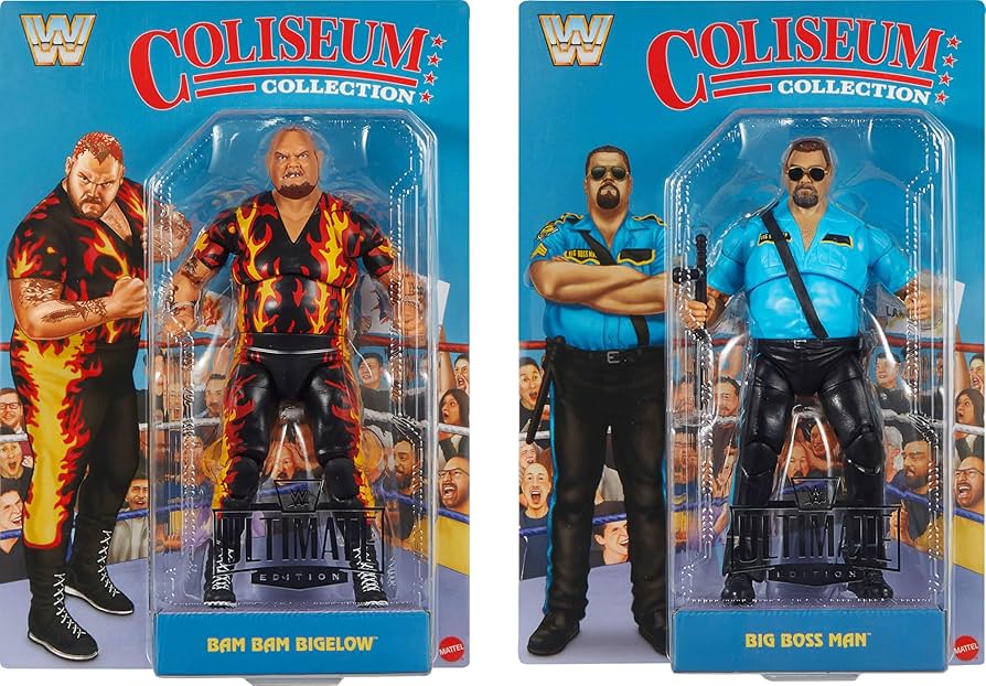 Mattel WWE Coliseum Collection Action Figure 2-Pack with Bam Bam