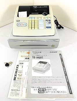 Amazon | CASIO 電子レジスター TE-M80 グレー | レジスター本体