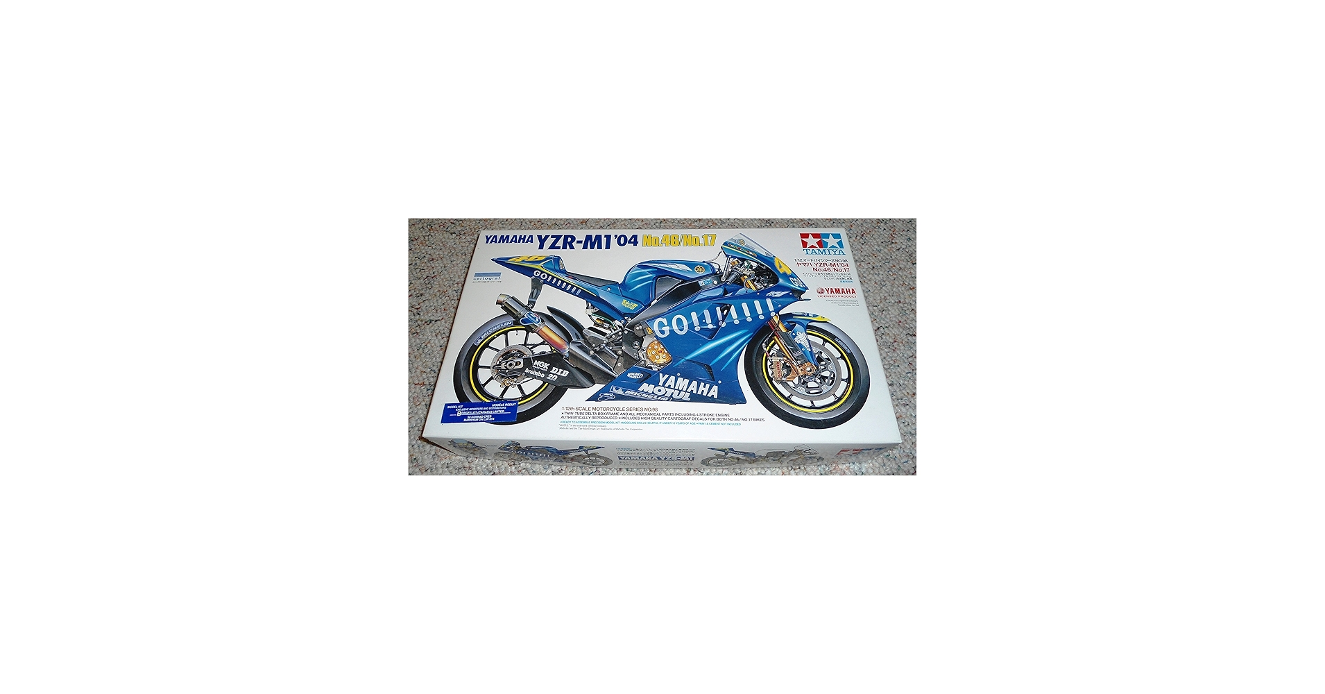 Amazon.com: TAMIYA 1/12 Yamaha YZR-M1 '04 Factory - No.46/No.17