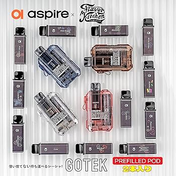 Amazon | 【GOTEK】ASPIRE GOTEK X 交換用 POD 充填済み カートリッジ