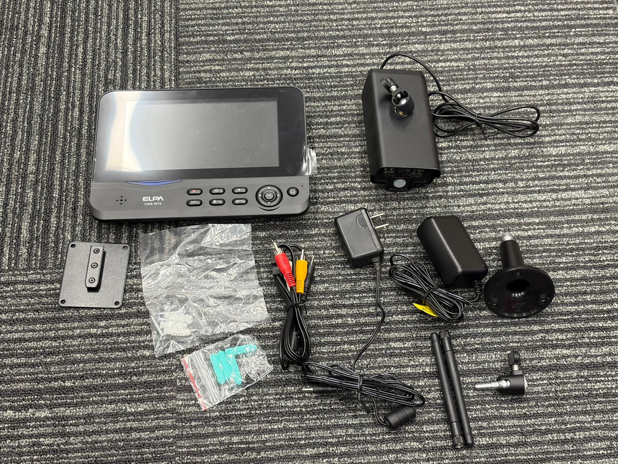 Amazon.co.jp: エルパ(ELPA) ワイヤレス防犯カメラ モニターセット