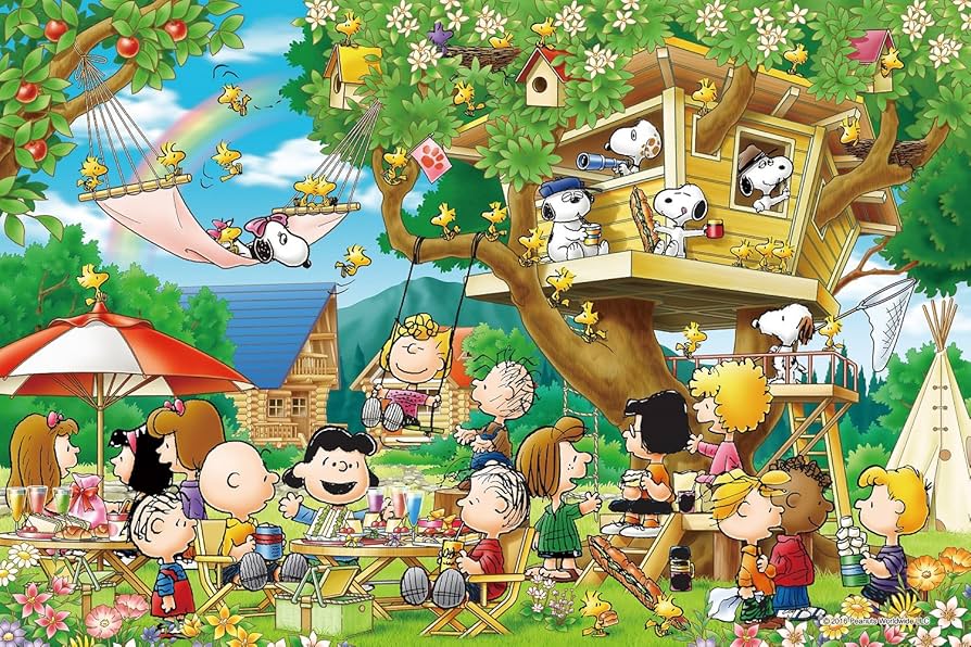 Amazon | エポック社 1000ピース ジグソーパズル PEANUTS ツリーハウス