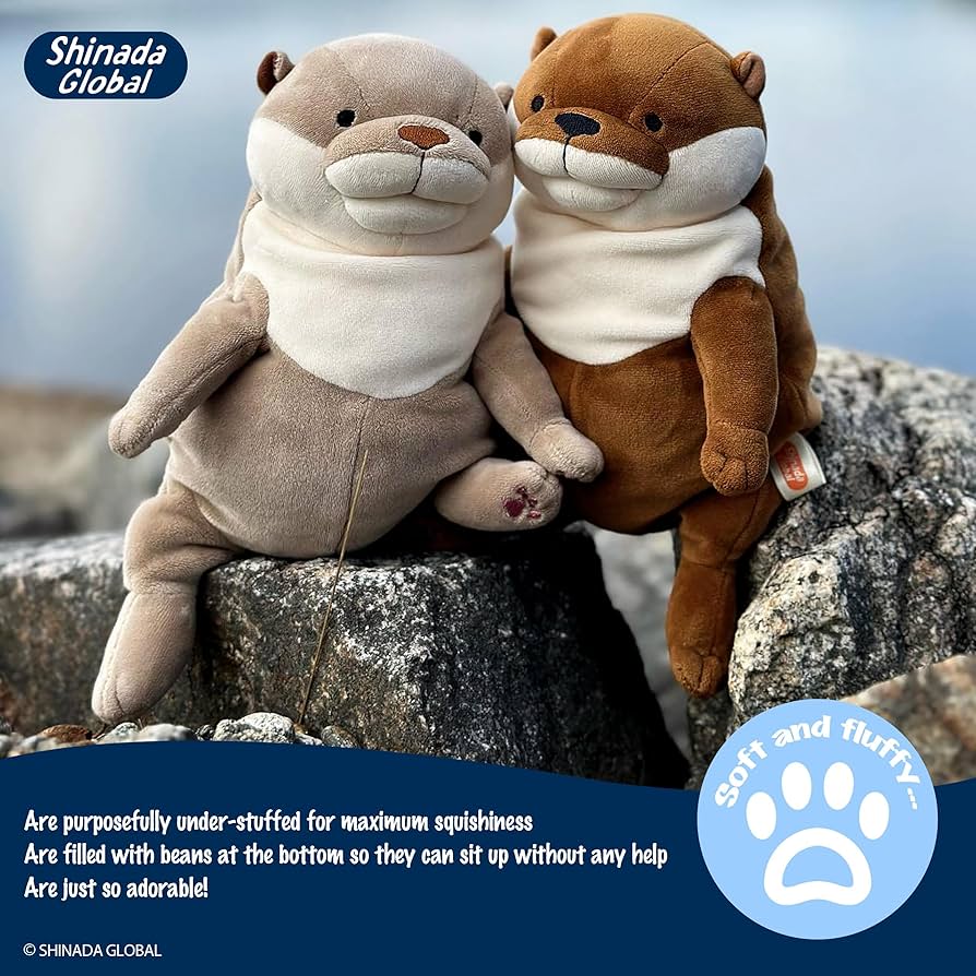 Amazon.com: Shinada Global Ultra Soft Mochi Otter Plush – 11.8
