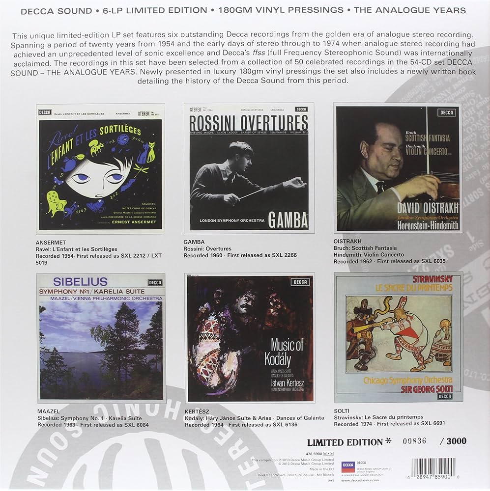 Amazon.co.jp: Decca Sound: The Analogue Years / Various [Analog