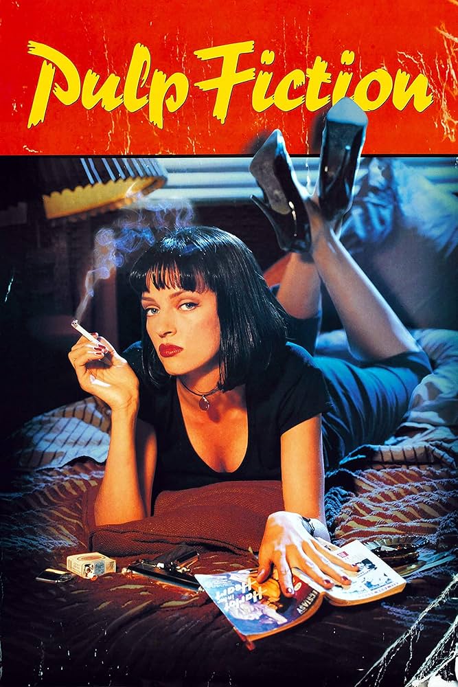 Amazon.co.jp: Pulp Fiction 2 z889 A4 Poster on Canva - Canvas