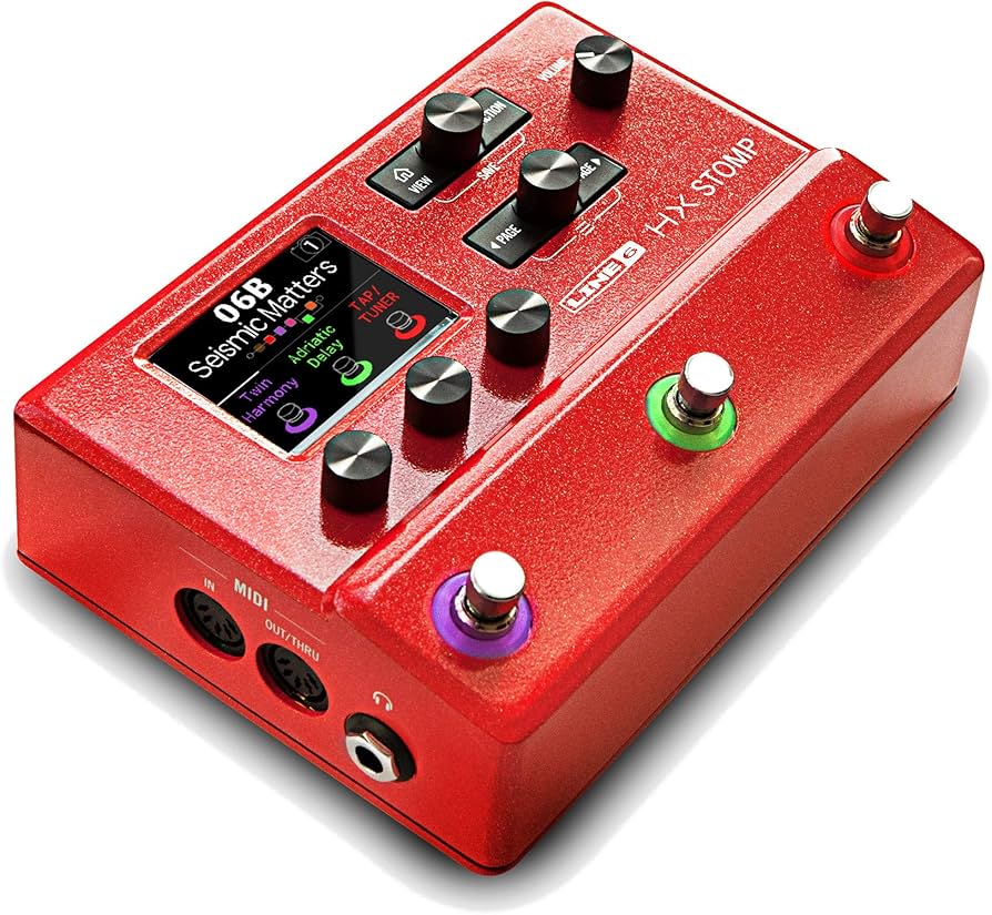 Line6 Helix HX Stomp red - Limited Edition : Amazon.nl: Musical