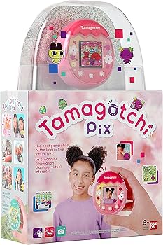 Amazon | Bandai America - Tamagotchi Pix, Pink | ハンドヘルド
