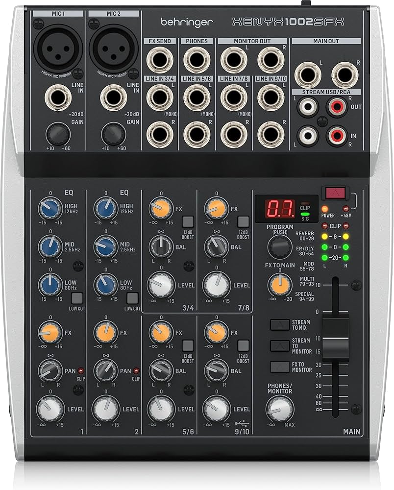 Amazon | ベリンガー Behringer アナログミキサー 10入力 2バス