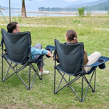 Amazon.com: TIMBER RIDGE Oversized Folding Camping Chair for