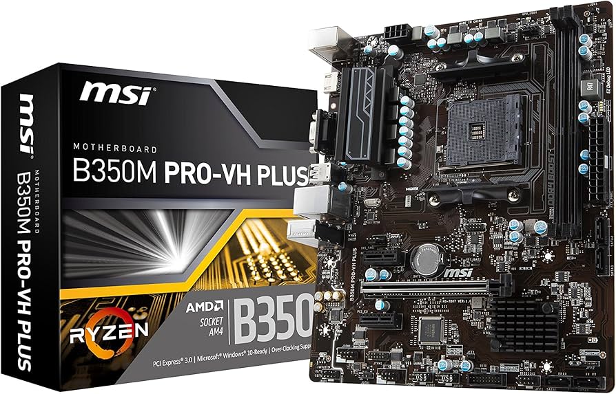 Amazon.com: MSI B350M-PRO-VH-PLUS Motherboards : Electronics