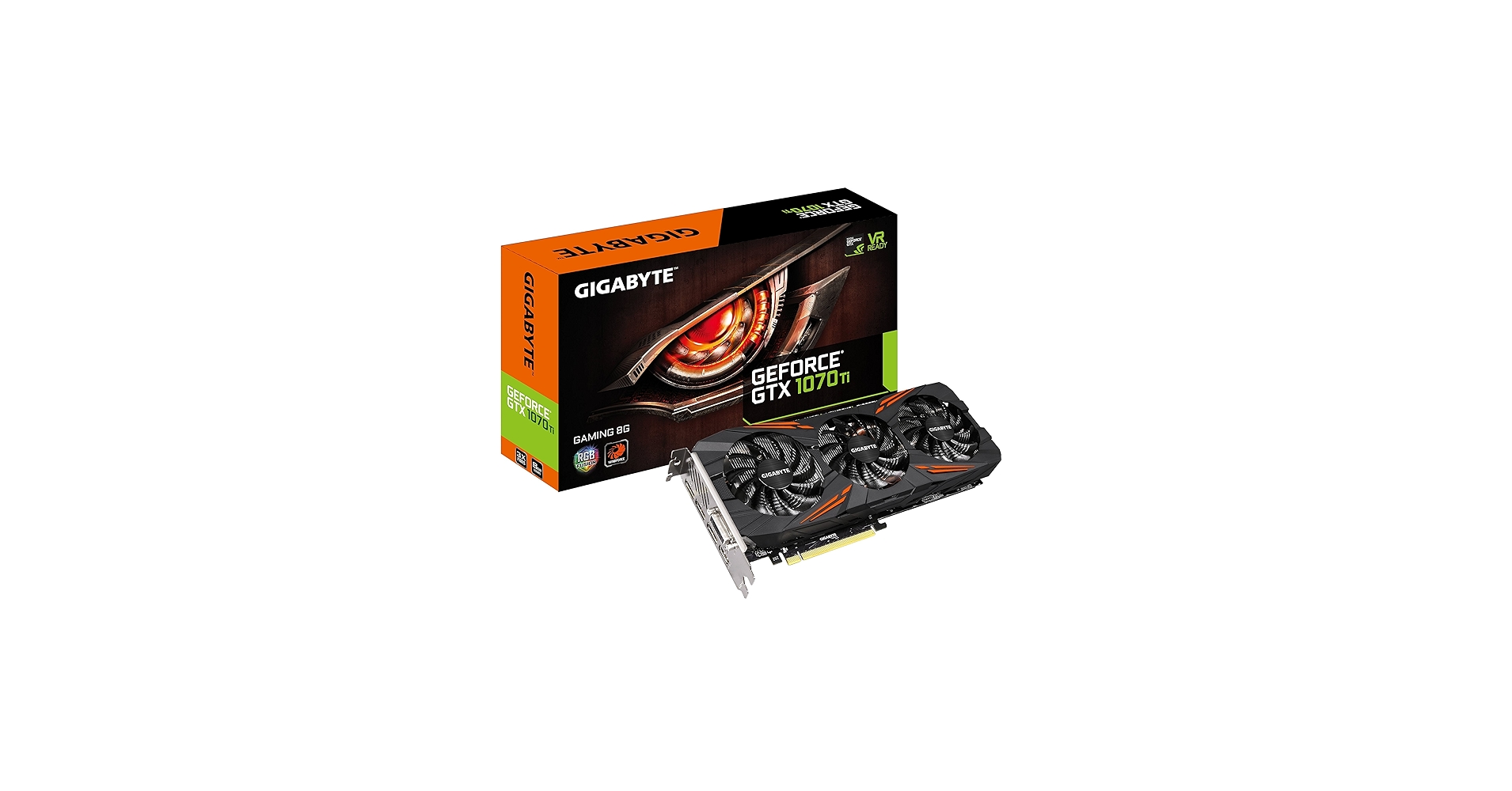 Amazon.com: GIGABYTE GeForce GTX 1070 Ti Gaming 8G (GV-N107TGAMING