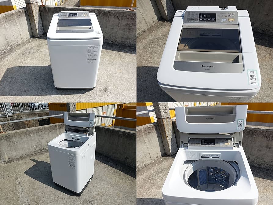Amazon.co.jp: Panasonic 全自動洗濯機 8kg シャンパン NA-FA80H1-N