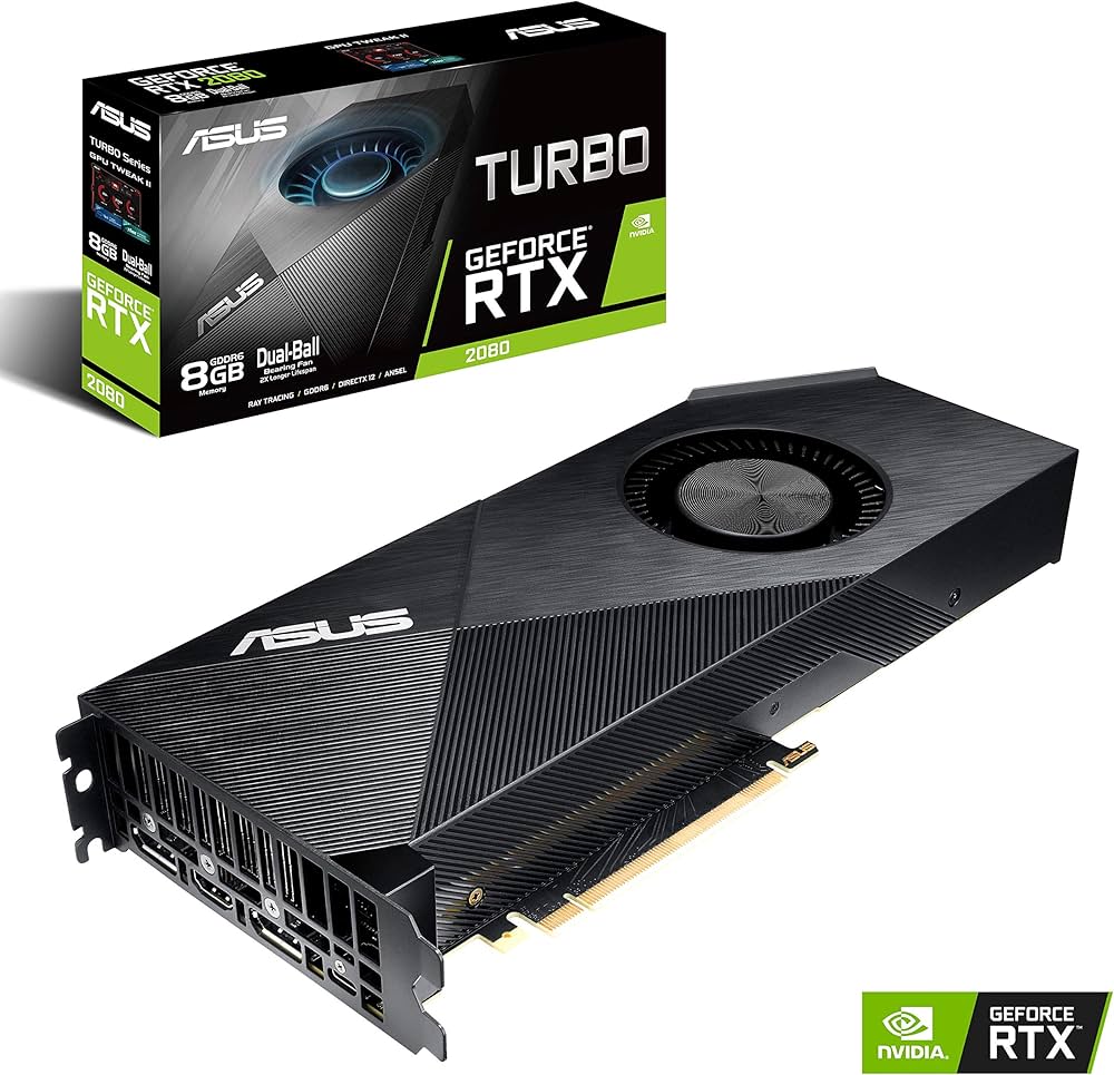 Amazon | ASUS NVIDIA Turbo RTX 2080 8GB GDDR6 HDMI/2DisplayPort