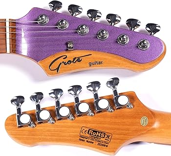 Amazon | Grote GTLM-2 ソリッドボディエレクトリックギター、焼き