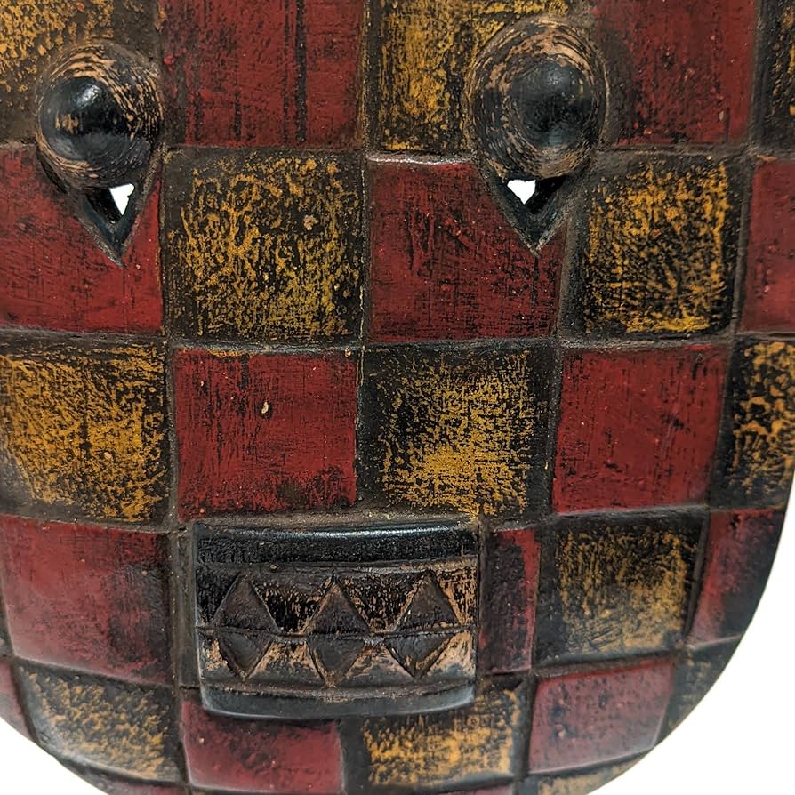 Amazon.co.jp: バウレ族プレプレ仮面 57cm アフリカン プリミティブ