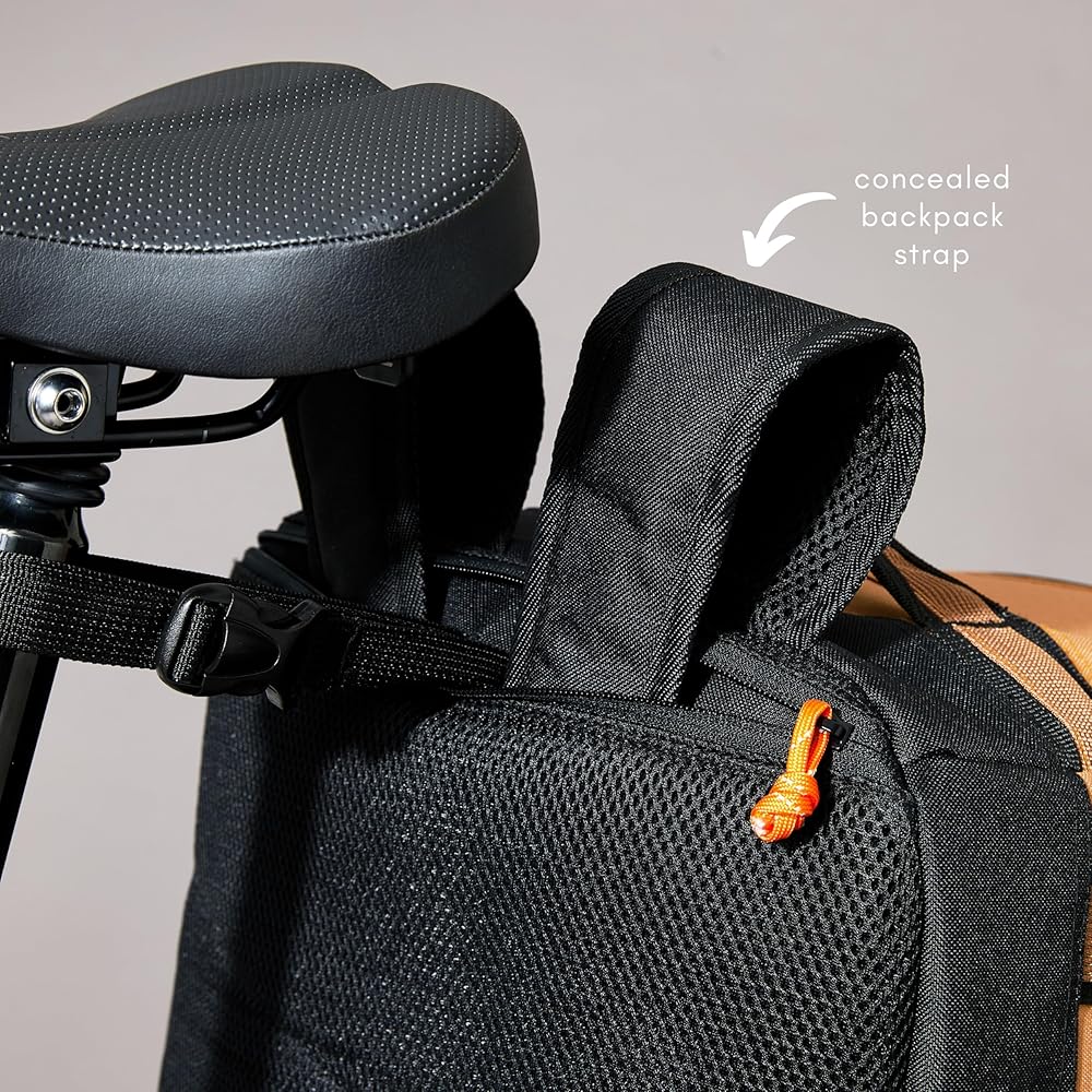 Amazon.com : Vincita Voyage B.D.R. 3-in-1 Rear Rack Bag – 37L