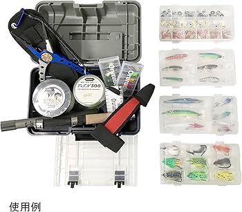 Amazon | 【オルルド釣具】 大容量 タックルボックス 4段式 仕掛けや