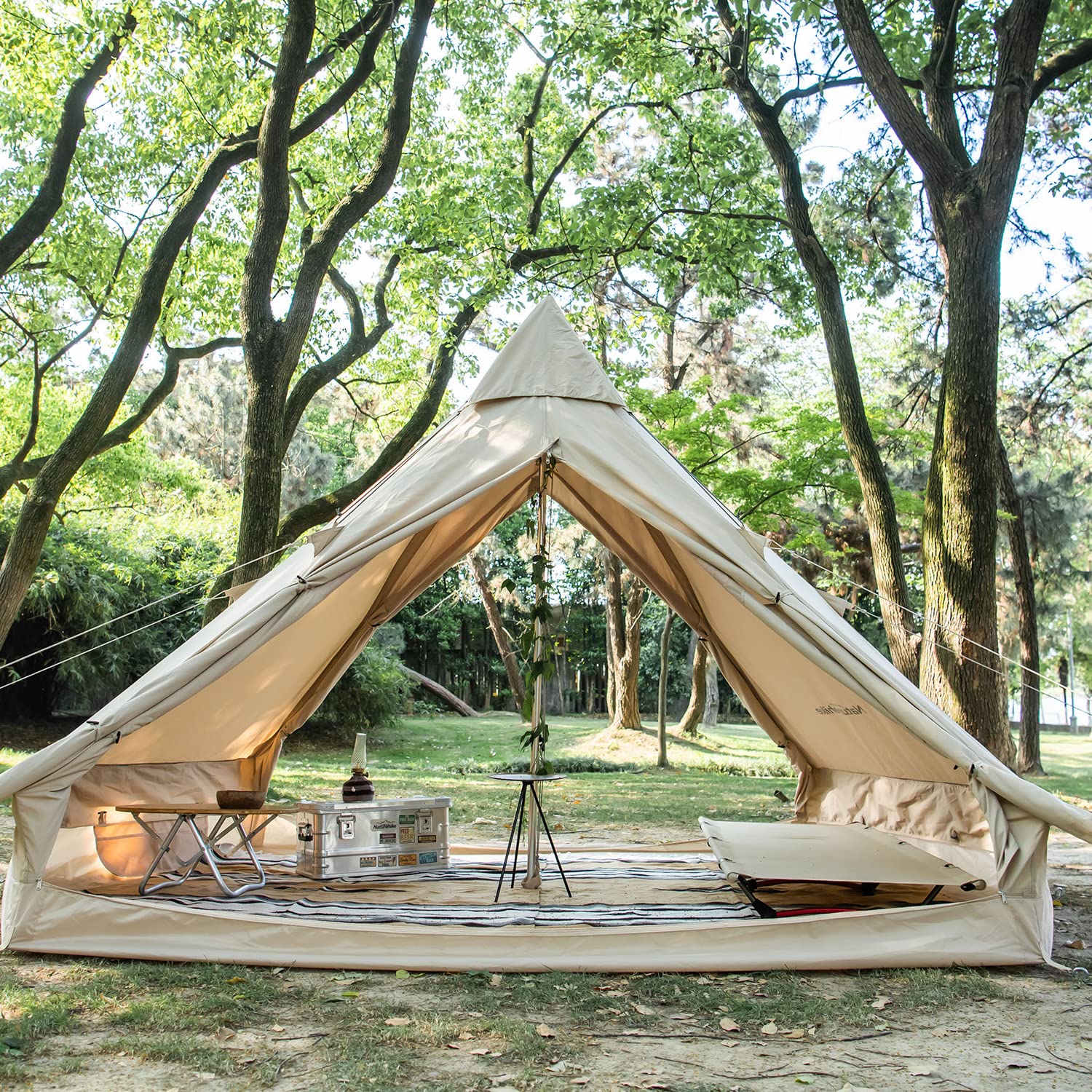 Amazon.co.jp: Naturehike公式ショップ ワンポールテントベルテント 2