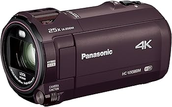 Amazon.co.jp: パナソニック デジタル4Kビデオカメラ VX980M 64GB あと