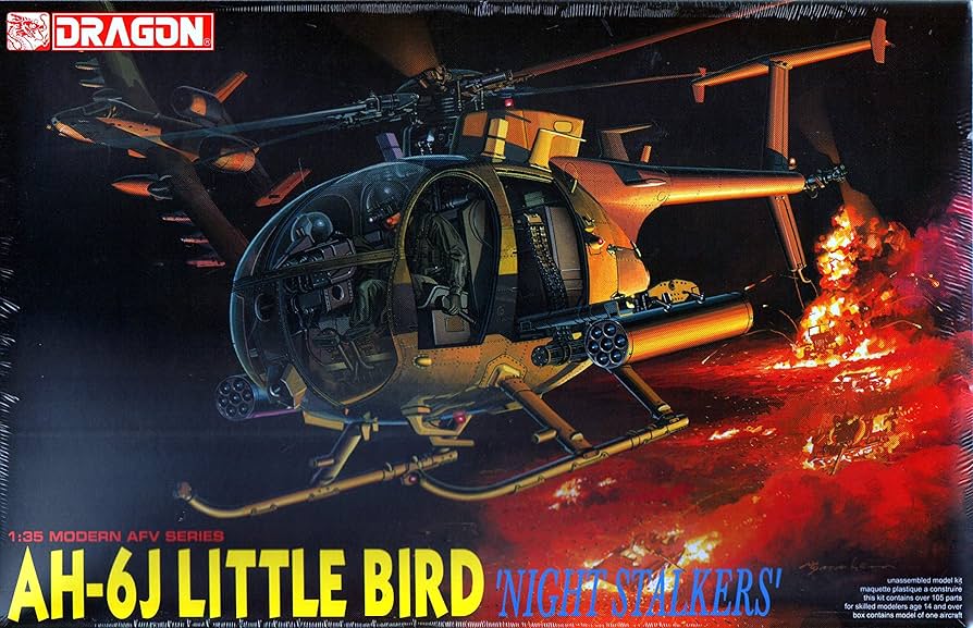 Amazon | ドラゴンモデル プラモデル 1/35 AH-6J リトルバード“ナイト