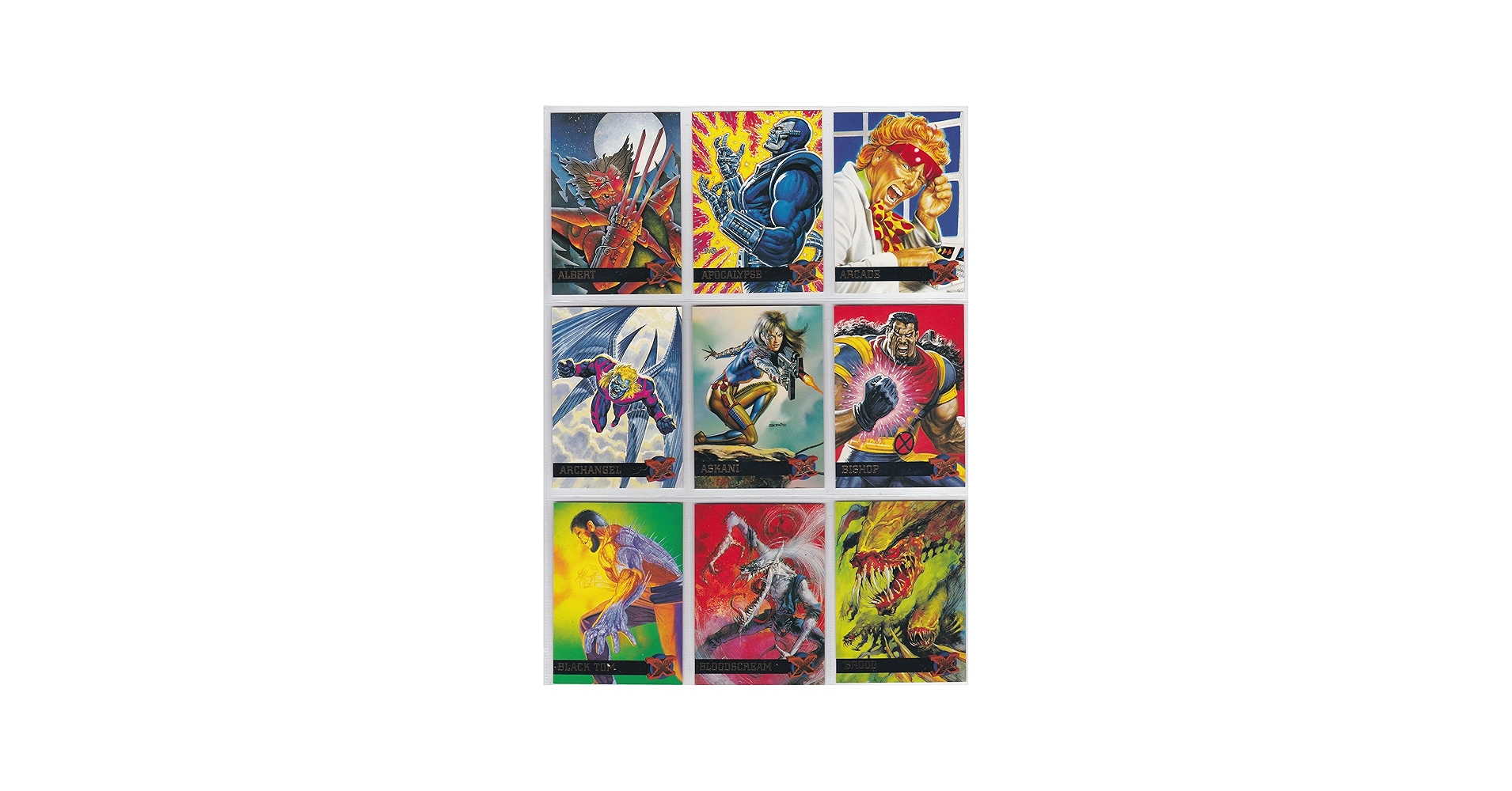 Amazon.co.jp: X-Men Fleer Ultra 1995 コンプリートカード150枚セット