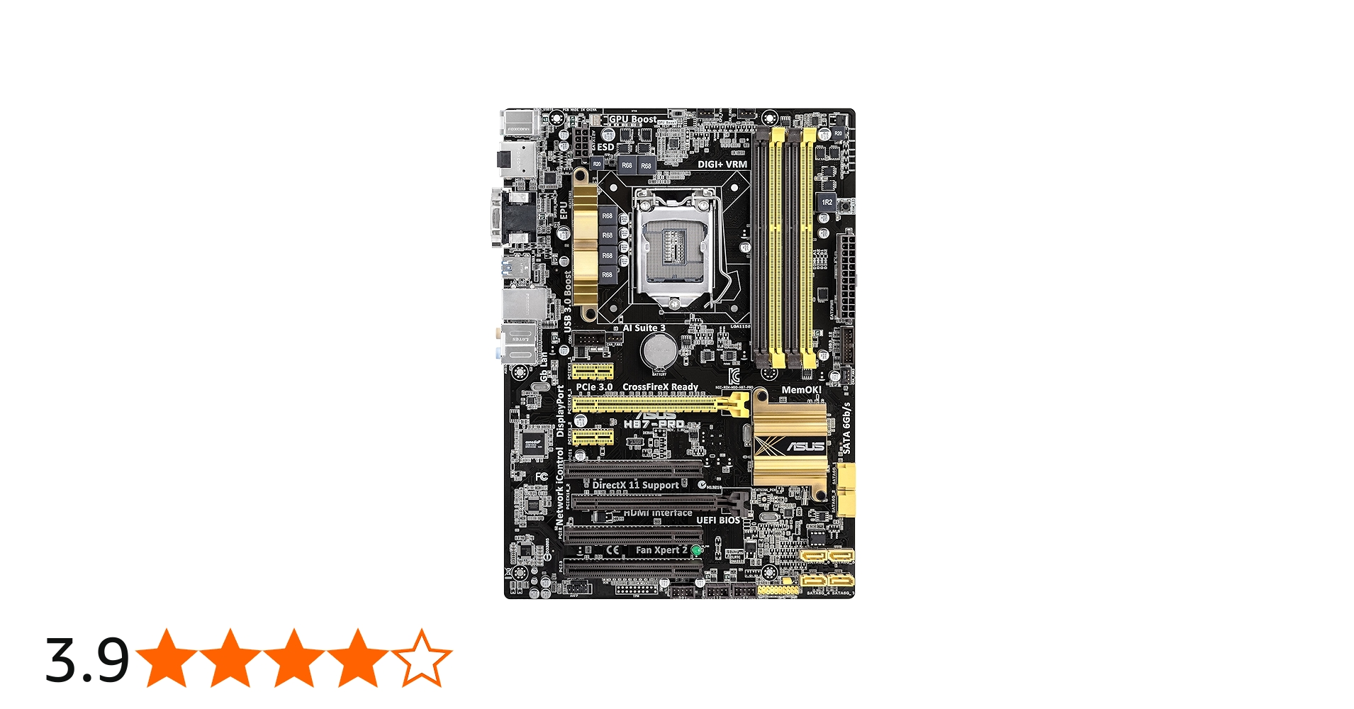 Amazon | ASUSTek社製 ソケットLGA1150搭載 ATX マザーボード H87-PRO