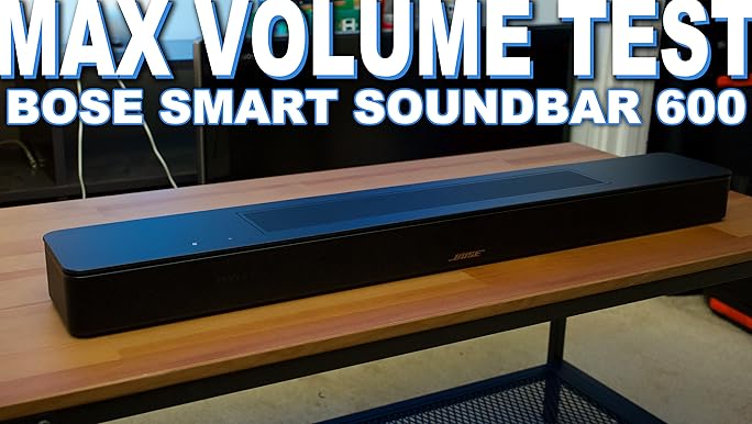 Amazon.com: Bose Smart Soundbar 600 with Dolby Atmos, Bluetooth