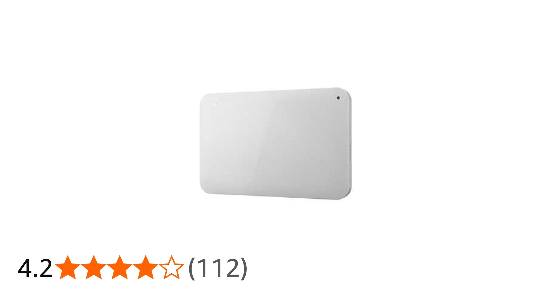 Amazon | HD-AC10TW(ホワイト) ポ-タブルHDD 1TB USB3.0接続 | 東芝