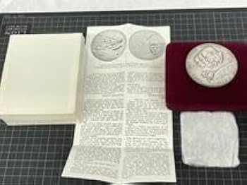Amazon.co.jp: アポロ11号 純銀製 150g 大型メダル 月面着陸記念 1969