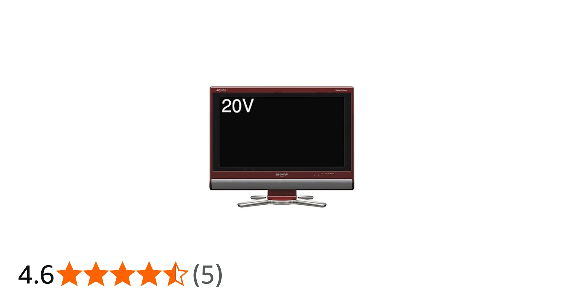 Amazon | SHARP 20V型ハイビジョン 液晶テレビ AQUOSレッド AQUOS LC