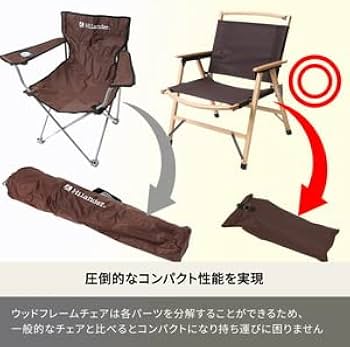 Amazon.co.jp: Hilander(ハイランダー) ウッドフレームチェア(新仕様