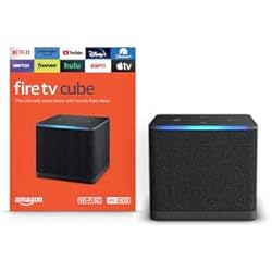 Amazon Official: Fire TV Cube with Alexa Voice Remote Pro