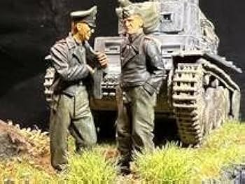 Amazon.co.jp: 135 第二次世界大戦 ドイツ軍 タイガー戦車 ジオラマ