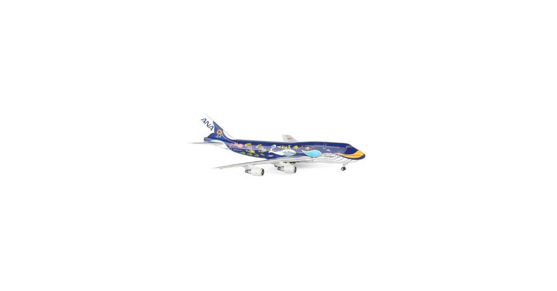 Amazon.co.jp: 全日空 ANA JA8963 マリンジャンボ B747-400D 1/400
